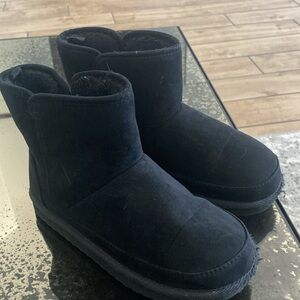 Black Suede Ankle Boots